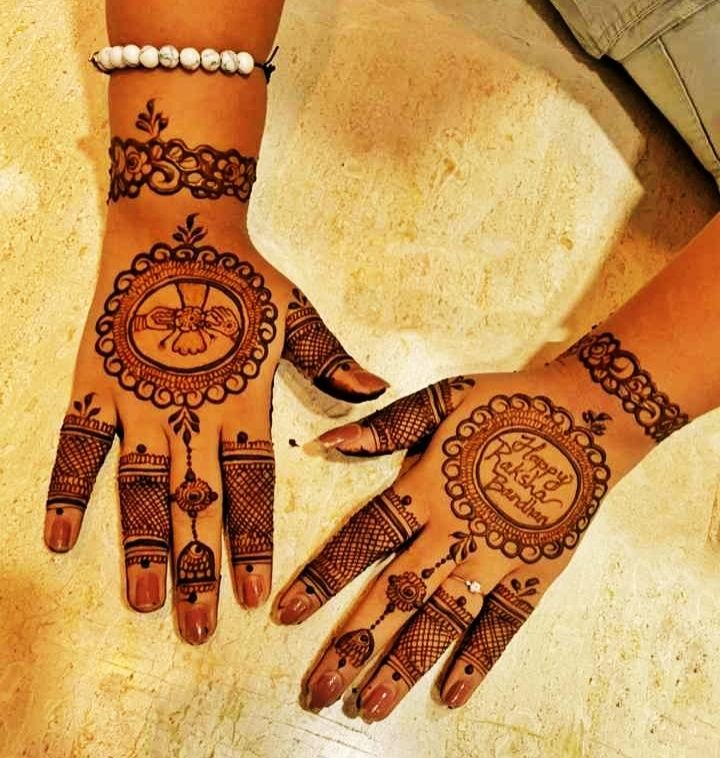 RAKSHA BANDHAN 2025 के लिए सुंदर मेहंदी डिजाइन RAKSHA BANDHAN 2025 के लिए सुंदर मेहंदी डिजाइन