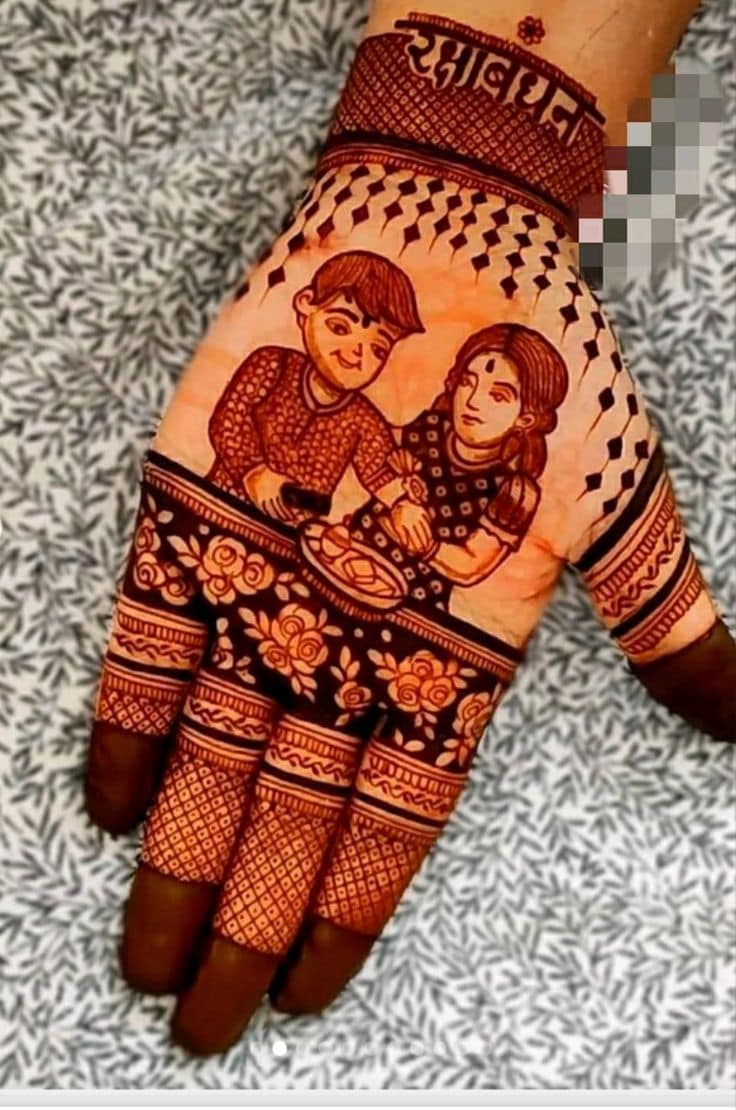 RAKSHA BANDHAN 2025 के लिए सुंदर मेहंदी डिजाइन RAKSHA BANDHAN 2025 के लिए सुंदर मेहंदी डिजाइन