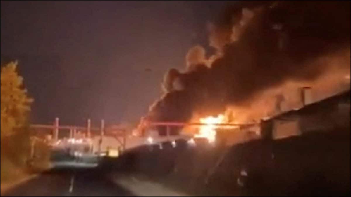 Ukraine Claims Strike On Oil Refinery In Russia's Saratov In Overnight Drone Attack | Video