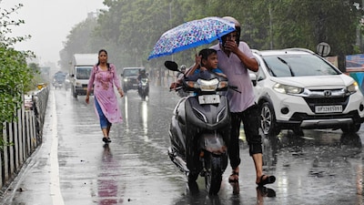 Schools closed across North India amid heavy rains and flood-like conditions.
