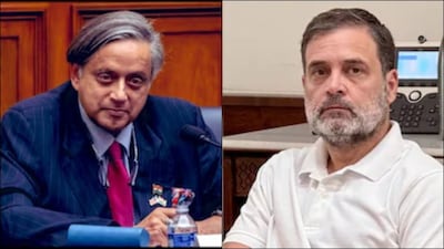 Congress leader Shashi Tharoor declined to comment on Rahul Gandhi's stance on Trump's 'dead economy' stance on India. (File)