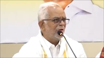 INDIA Bloc VP candidate Sudarshan Reddy. (PTI)