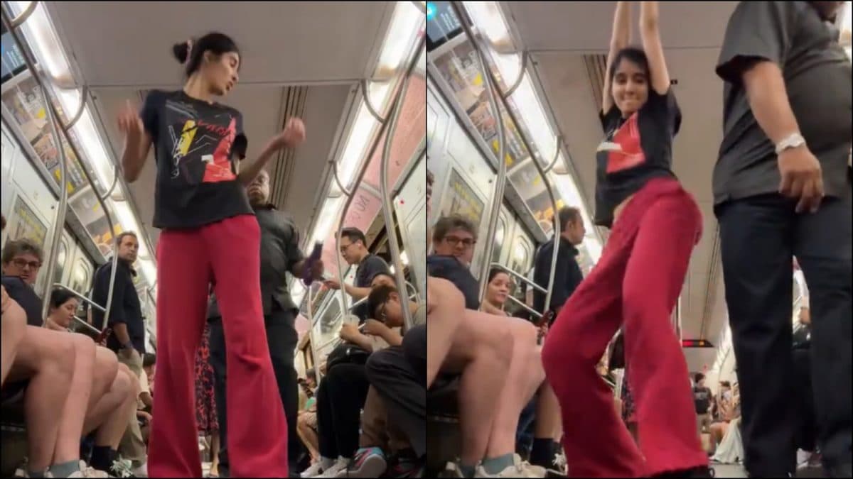 'Awkward': Netizens Fume Over Indian Woman Dancing In US Subway While ...
