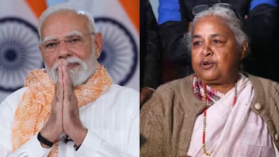 Prime Minister Narendra Modi; Nepal's interim PM Sushila Karki (Reuters photo)