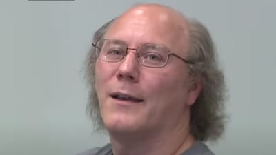 Kraus was arrested soon after he stepped out of the studio. (Image: YouTube/CBS6 Albany)