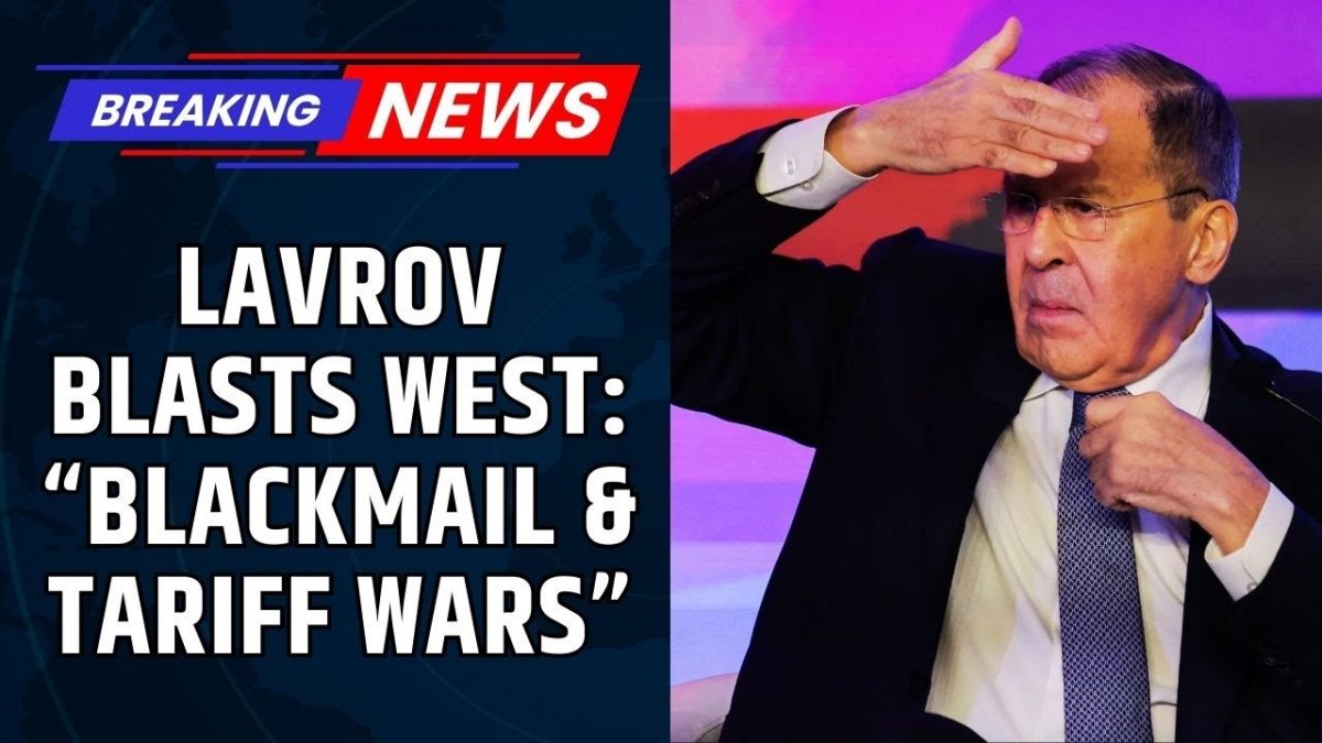 Russia’s Sergey Lavrov SLAMS West | “Blackmail, Dollar Abuse Tariff Wars” | Russia vs West Russia’s Sergey Lavrov SLAMS West | “Blackmail, Dollar Abuse Tariff Wars” | Russia vs West