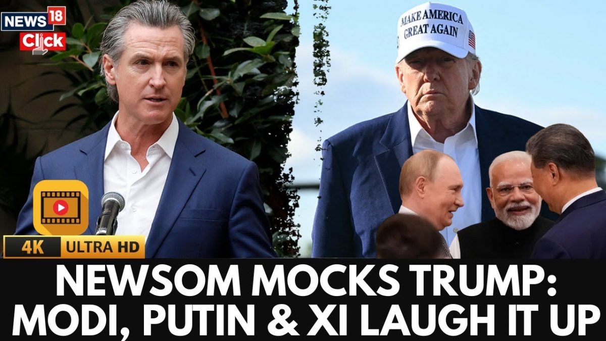 Newsom Mocks Trump AGAIN ! | Uses Modi, Putin, Xi Summit to Launch Political Missiles | 4K | N18G