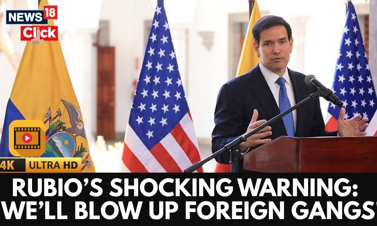 Rubio Threatens To ‘Blow Up’ Foreign Crime Groups Amid Rising Concerns | US News | Trump | 4K | N18G Rubio Threatens To ‘Blow Up’ Foreign Crime Groups Amid Rising Concerns | US News | Trump | 4K | N18G