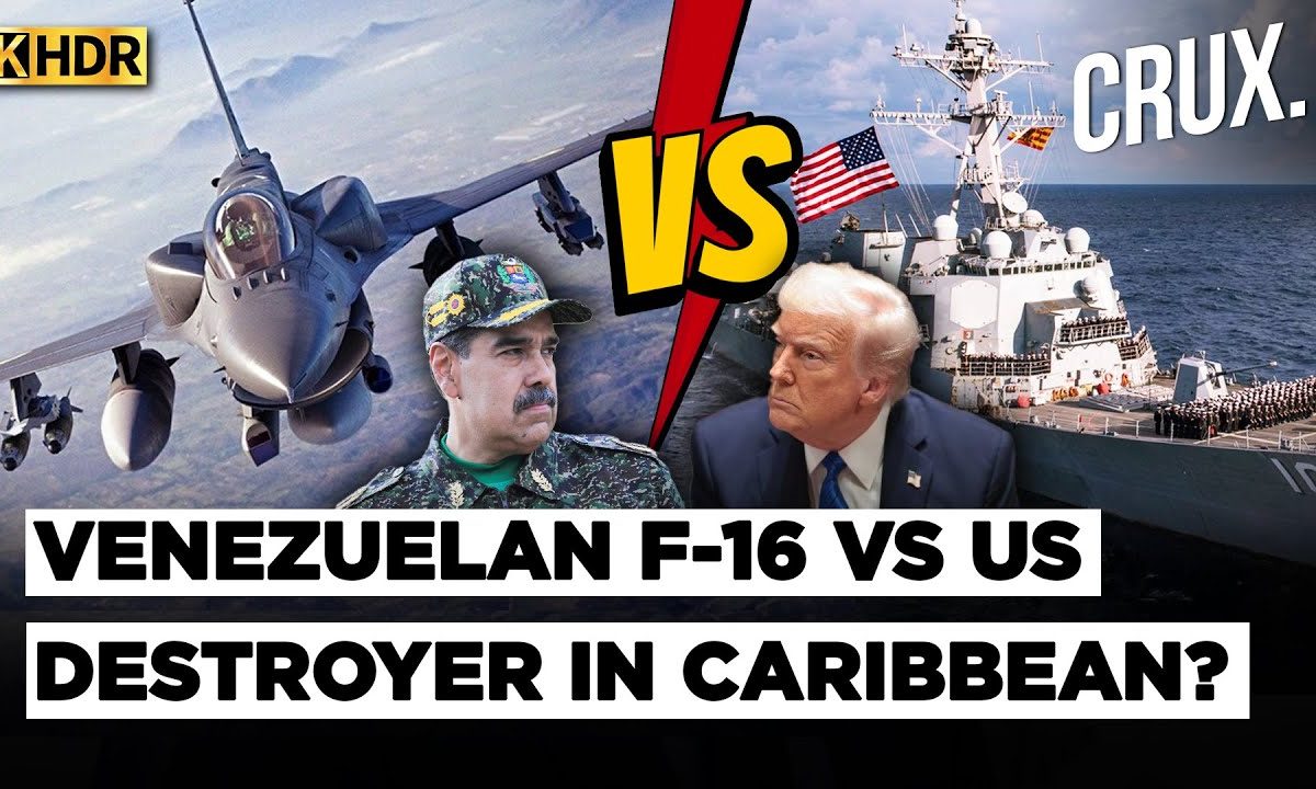 Armed Venezuela F-16s Buzz Over US Destroyer in "Provocation", Maduro Raises 12.7 Million Troops |4K Armed Venezuela F-16s Buzz Over US Destroyer in "Provocation", Maduro Raises 12.7 Million Troops |4K