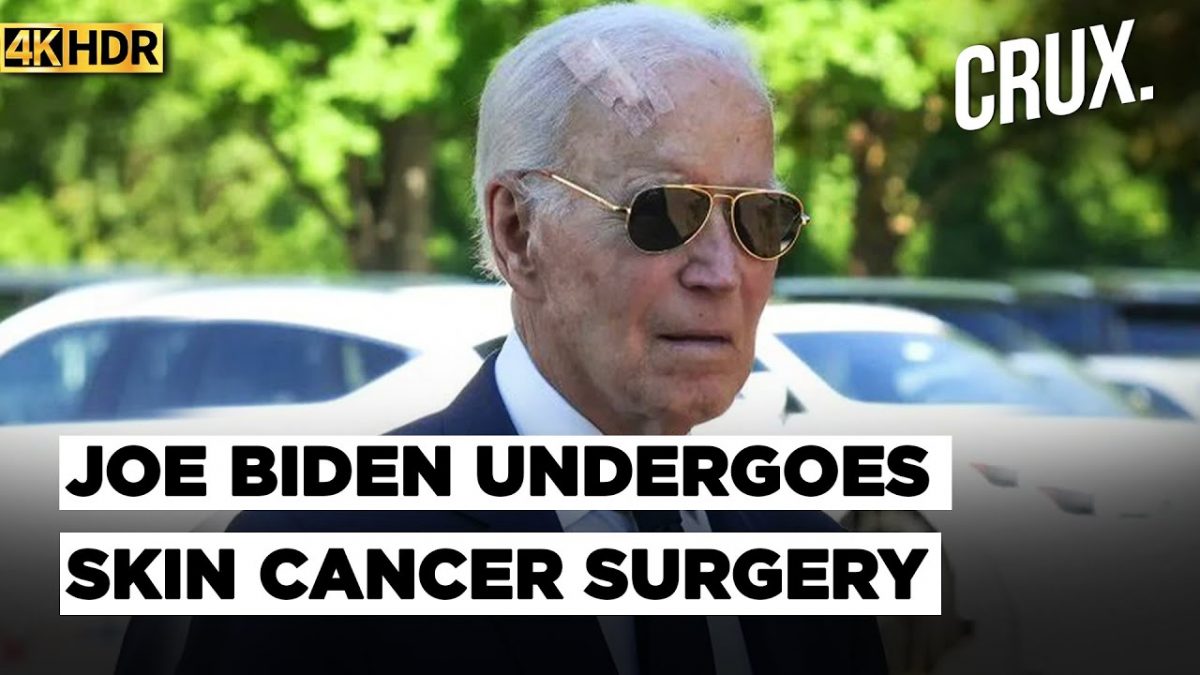 Joe Biden Spotted With Huge Wound On His Head After Undergoing Surgery For Skin Cancer | 4K