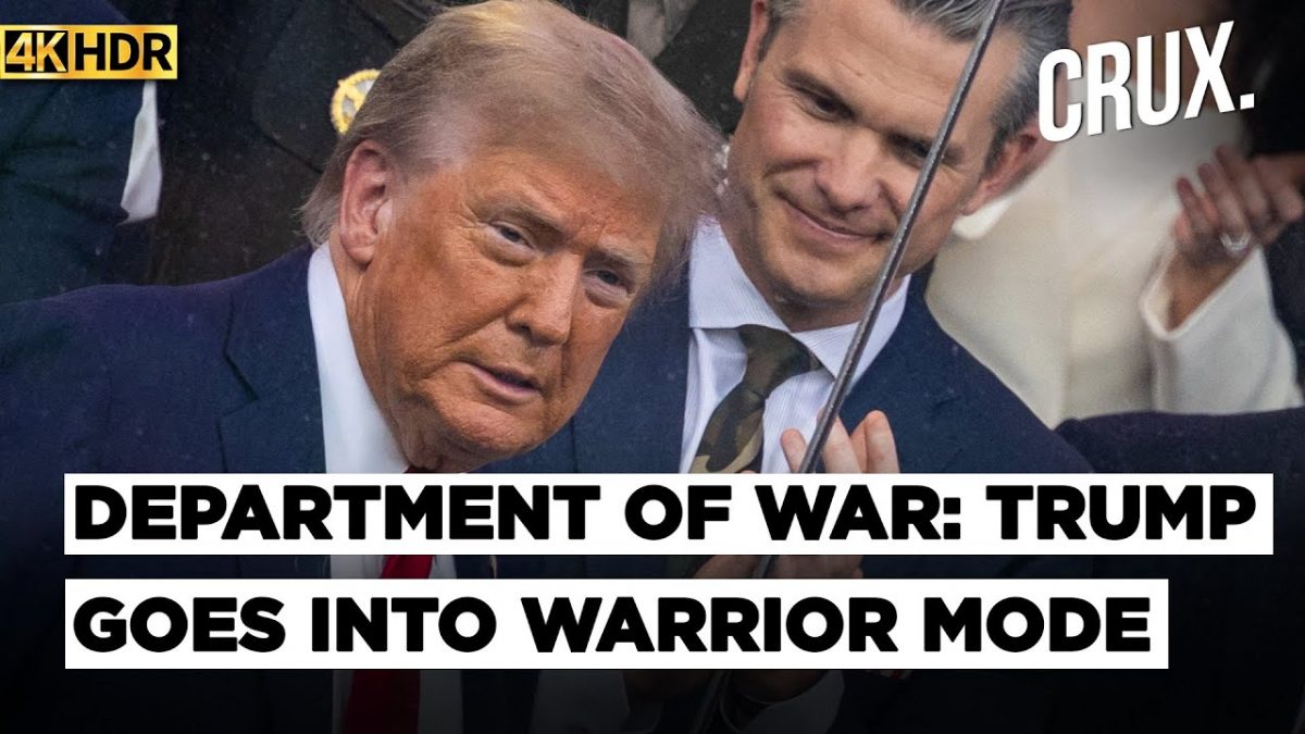 Donald Trump Renames Pentagon, Brings Back Historic ‘Department Of War’ In Latest Military Move | 4K