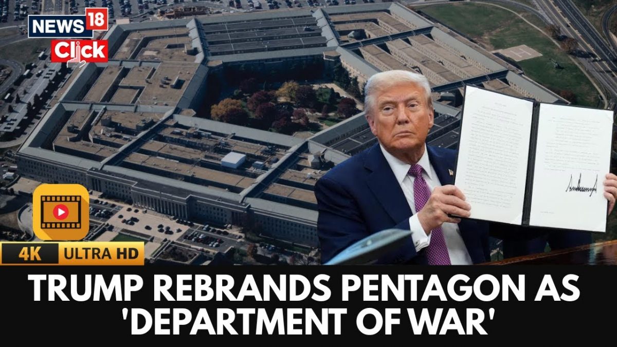 Trump Declares Pentagon Will Now Be Called Department of War | Pete Hegseth | US News | 4K