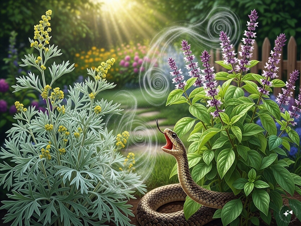 Wormwood and Clove Basil: Though less commonly known, wormwood is highly effective against snakes. The bitter smell from its leaves and roots works as a natural snake repellent, while wormwood oil has been used since ancient times. Similarly, the strong aroma of clove basil keeps snakes at bay. Its leaves can even be crushed and mixed with water to spray around the house. (News18 Hindi)