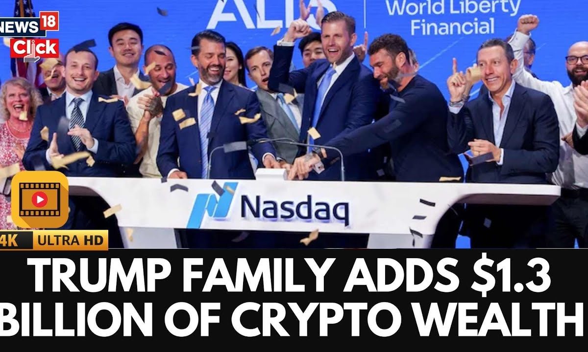 Trump Family Gains $1.3B from Crypto in Weeks | World Liberty & American  Bitcoin Surge | 4K | N18G