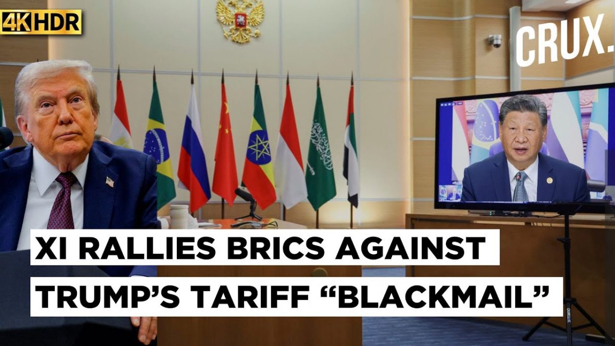 <div>Russia Mocks West's Outrage Over Putin-Modi-Xi Photo As BRICS Nations Slam US Protectionism |4k</div>