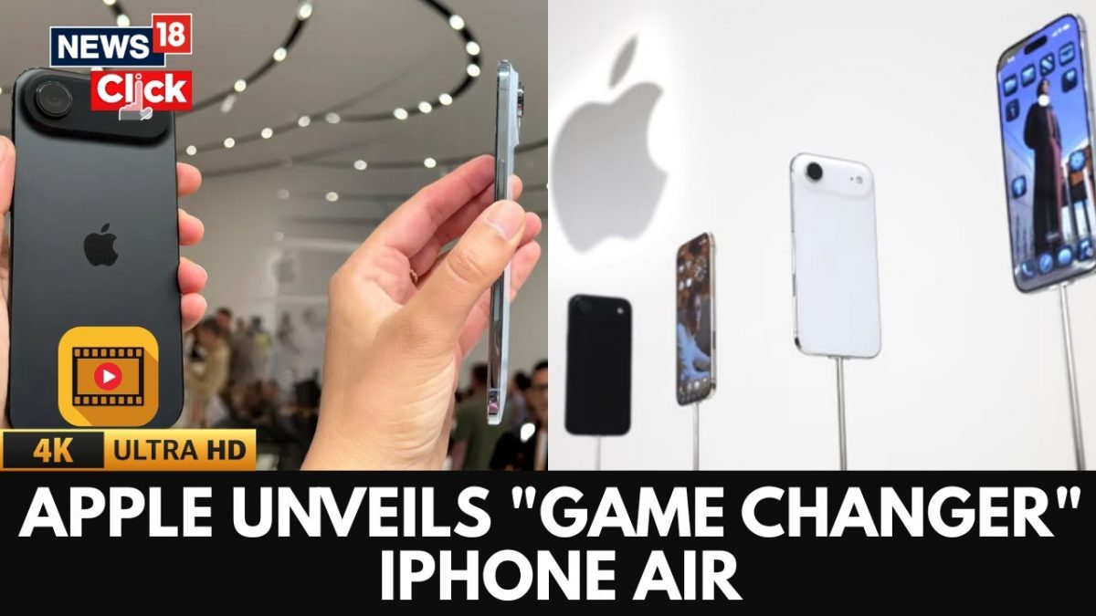 <div>iPhone Air Launched: Slim Design, Dual Cameras, A19 Pro, & Bigger Battery | iPhone17 | Tim Cook | 4K</div>