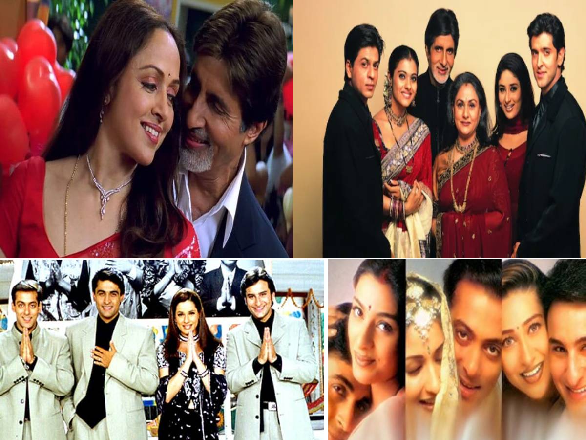 It is often said that films and literature are a mirror of society, and cinema has long influenced the way people think and live. Between 1999 and 2003, three Hindi films were released that carried age-old stories yet won the hearts of audiences. Despite being considered old-fashioned, Hum Saath-Saath Hain, Kabhi Khushi Kabhie Gham, and Baaghban became massive hits, moving the younger generation with their strong focus on family relationships. (News18 Hindi) It is often said that films and literature are a mirror of society, and cinema has long influenced the way people think and live. Between 1999 and 2003, three Hindi films were released that carried age-old stories yet won the hearts of audiences. Despite being considered old-fashioned, Hum Saath-Saath Hain, Kabhi Khushi Kabhie Gham, and Baaghban became massive hits, moving the younger generation with their strong focus on family relationships. (News18 Hindi)
