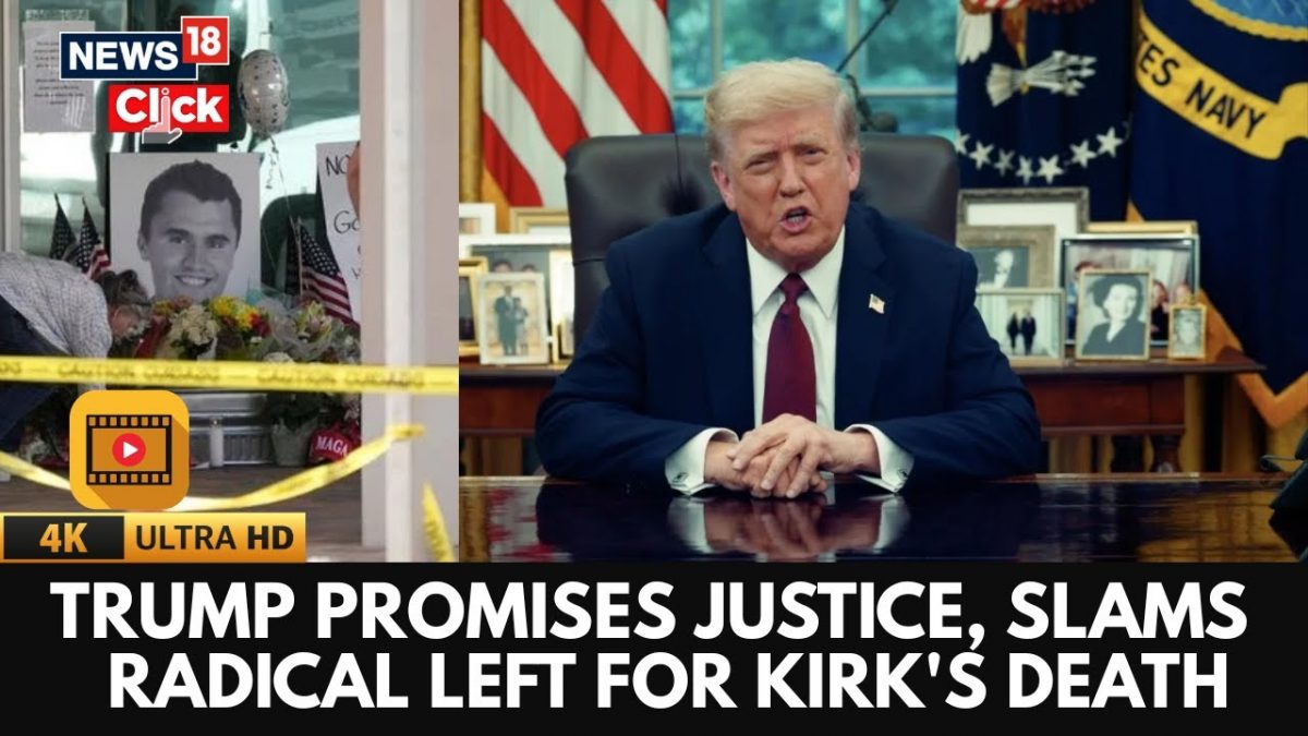 Trump Calls Radical Left ‘Absolute Lunatics,’ Expresses Deep Concern For Charles Kirk | US News | 4K