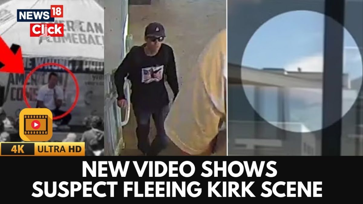 BREAKING: FBI Releases Shocking New Video of Kirk Shooting Suspect Fleeing Scene | Trump | 4K