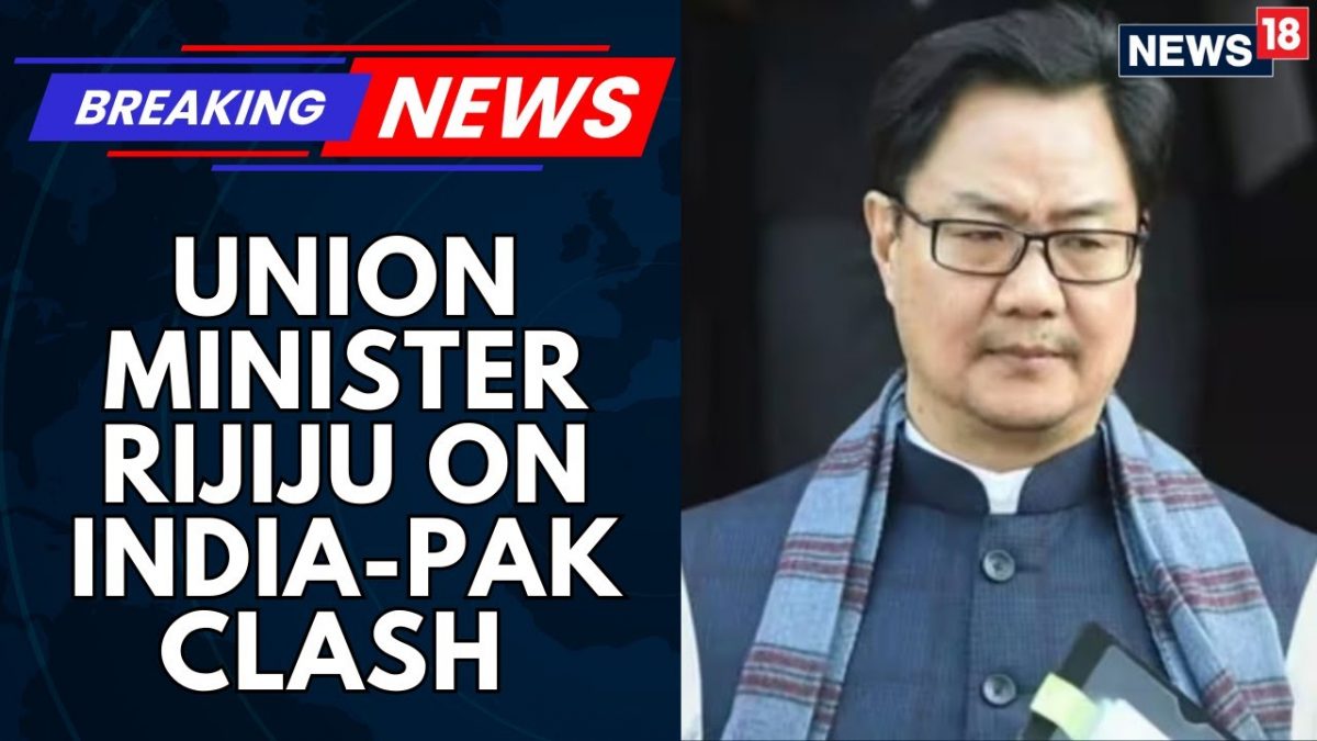 <div>Union Minister Rijiju On India-Pak Clash Says Not A Bilateral Game Between India And Pakistan</div> <div>Union Minister Rijiju On India-Pak Clash Says 'Not A Bilateral Game Between India And Pakistan'</div>