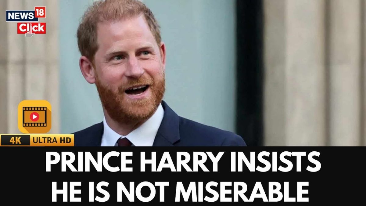 Prince Harry Dismisses 'Miserable' Claims in Interview