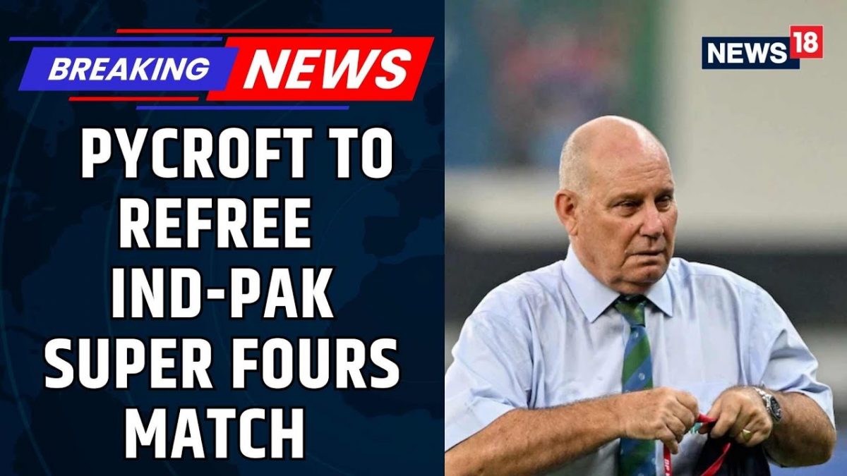 ICC Appoints Andy Pycroft as Referee for India vs Pakistan Super Fours ...