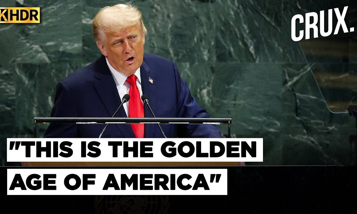 Trump Touts Investments In The US "Pouring In From All Parts Of The World" In UNGA Speech | 4K