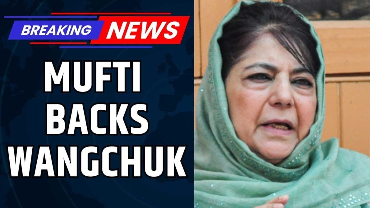 Ladakh News | Ladakh Protest Erupts: Mehbooba Mufti Slams Centre, Backs Sonam Wangchuk | N18G