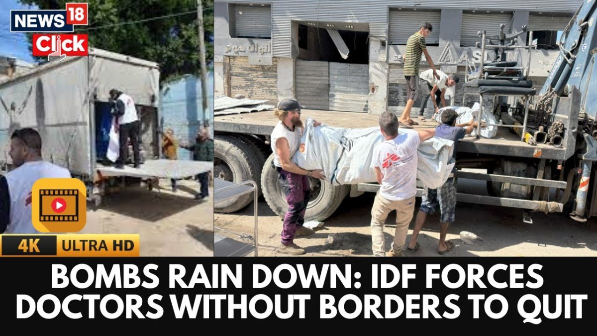 Gaza Aid Crisis: Doctors Without Borders Forced to Quit Gaza Amid Heavy Israeli Strikes | 4k