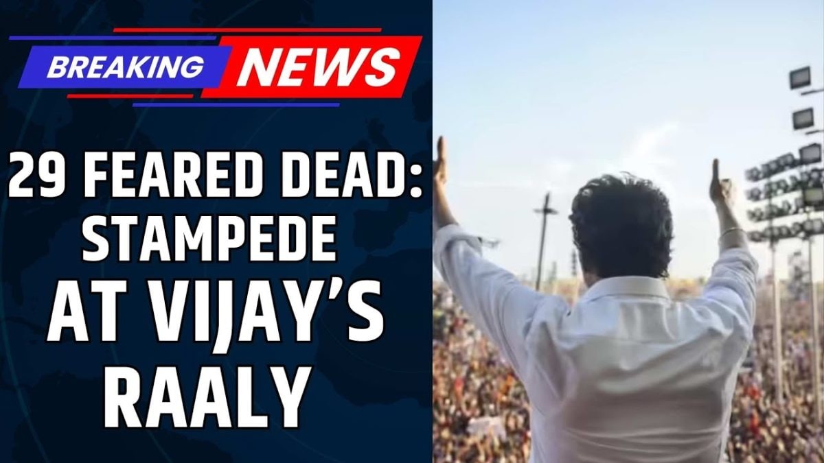 Stampede At Actor Vijay’s Karur Rally: 29 Feared Dead, 50 Injured | Tamil Nadu News | News18
