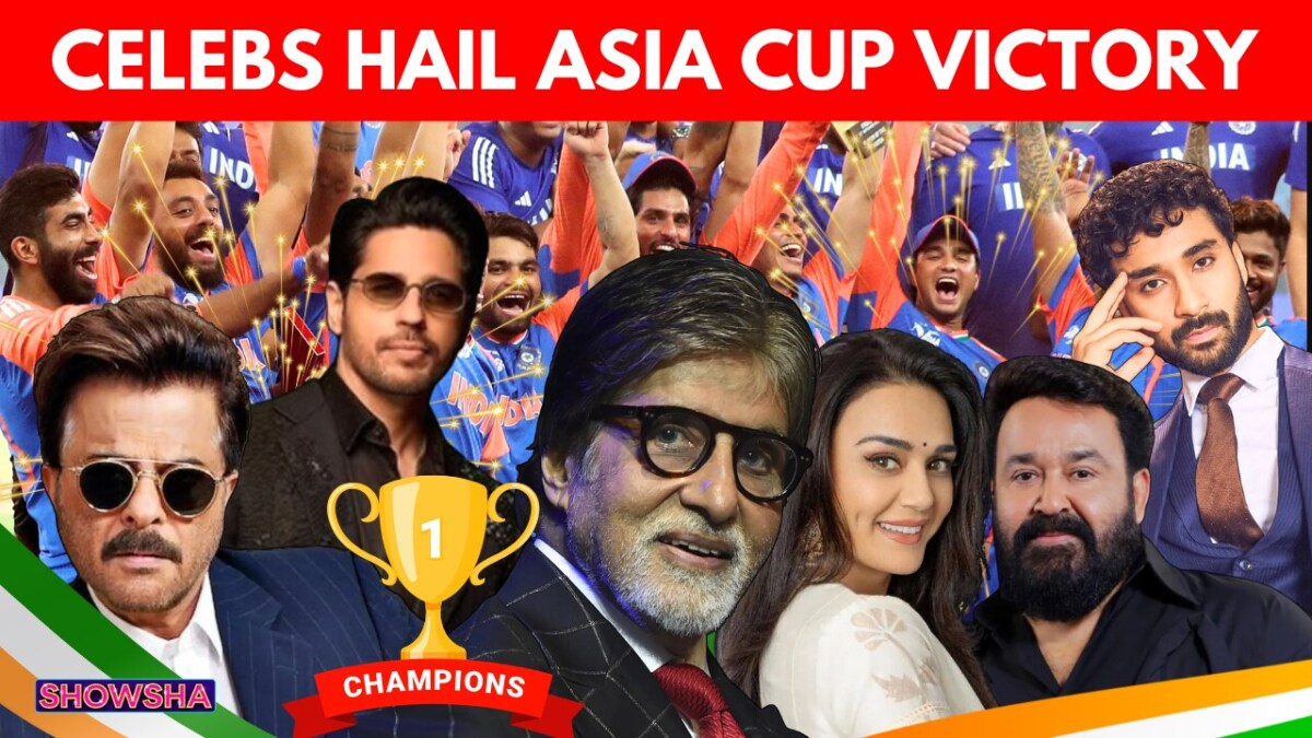 India Wins Asia Cup 2025: Celebrities Congratulate