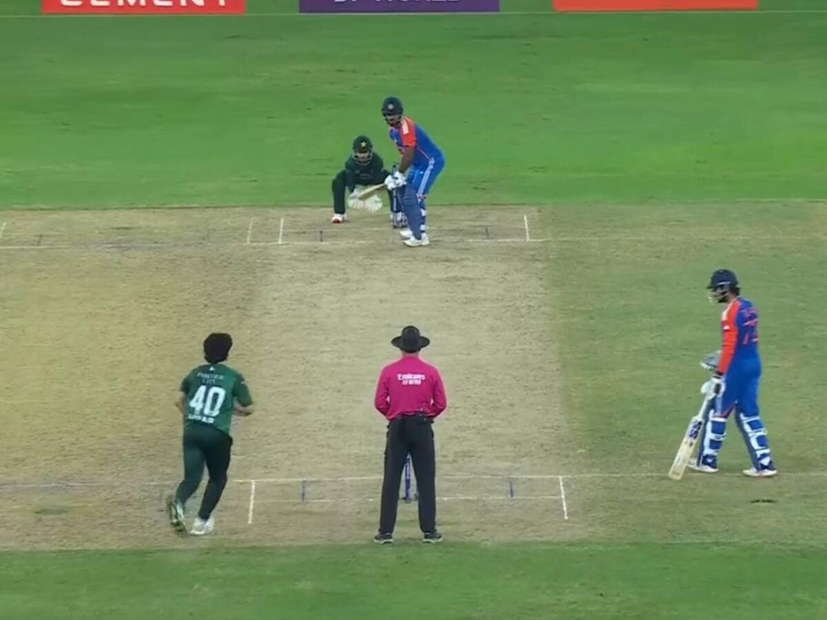 Abrar Ahmed Signature Style after take Sanju Samson wicket