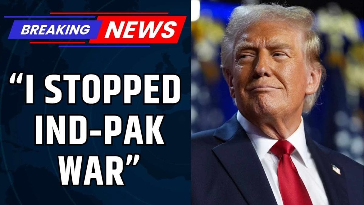 Trump Reaffirms He Stopped India‑Pakistan War | India Pakistan News | Trump Latest News | News18