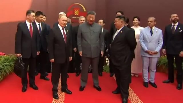 Xi, Putin and Kim toogether for China's Victory Day Military Parade. 