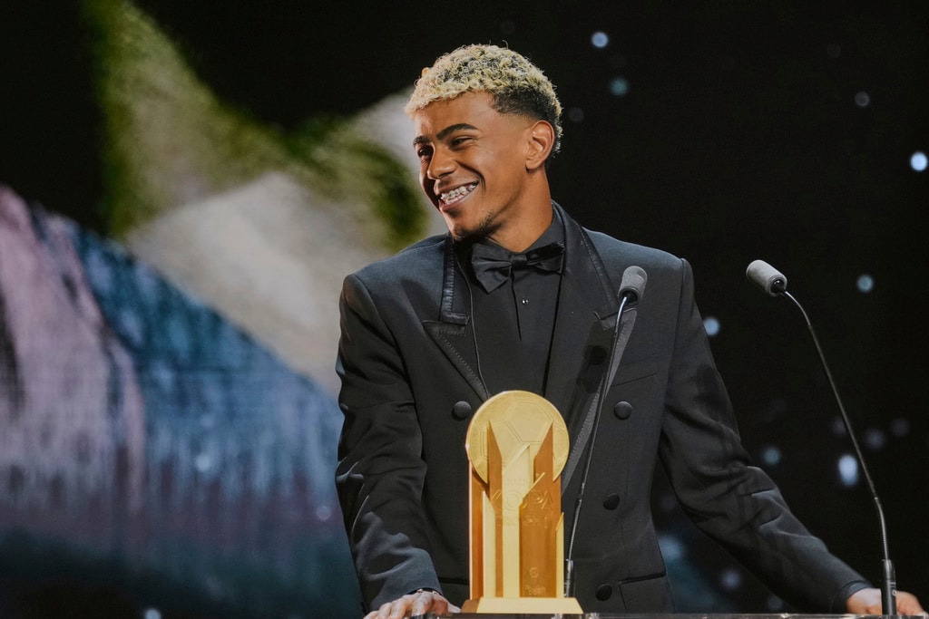 APTOPIX FRANCE SOCUCE GOLDEN BALL Award