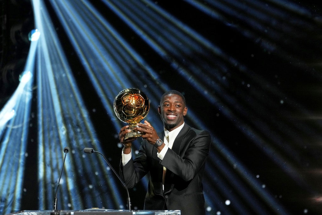 APTOPIX FRANCE SOCUCE GOLDEN BALL Award