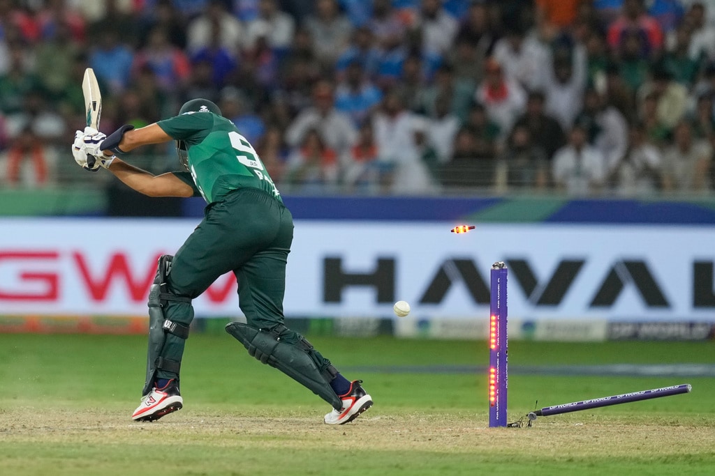 The Dubai International Cricket Stadium witnessed fireworks not just with the ball but also with Bumrah’s antics. After uprooting Rauf’s off stump, Bumrah lifted the entertainment levels by copying Rauf’s dipping-flight gesture. Fans were left in splits, and the send-off instantly became one of the night’s most talked-about moments. The Dubai International Cricket Stadium witnessed fireworks not just with the ball but also with Bumrah’s antics. After uprooting Rauf’s off stump, Bumrah lifted the entertainment levels by copying Rauf’s dipping-flight gesture. Fans were left in splits, and the send-off instantly became one of the night’s most talked-about moments.
