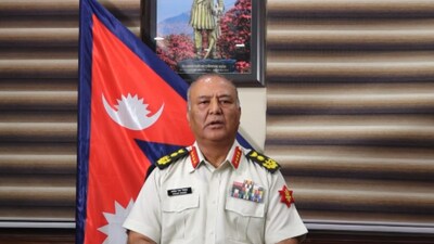 Nepal Army Chief General Ashok Raj Sigdel. (Screengrab via Facebook/Nepali Army)