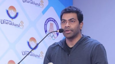 A post by TVK Deputy General Secretary Aadhav Arjuna has sparked controversy. (News18 Tamil)