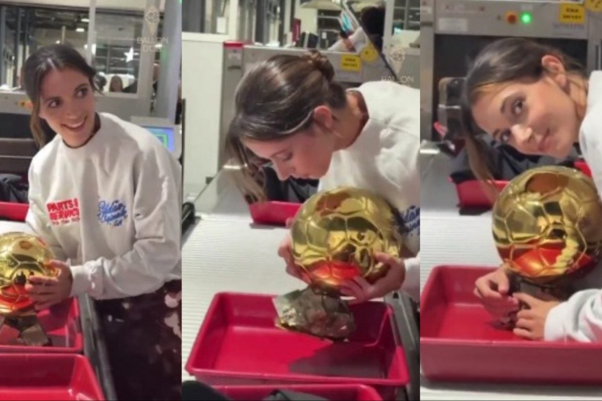 Aitana Bonmati Faces Hilarious Hiccup At Paris Airport After 2025 Ballon d'Or Win | WATCH