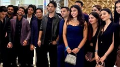 Aryan Khan Reunites With School Friends At The Ba***ds Of Bollywood's Premiere