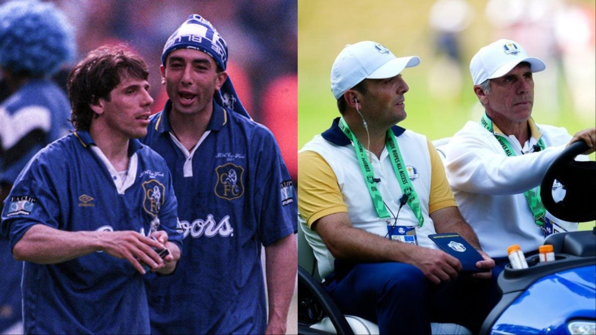 Chelsea Legend Turns Buggy Driver! Zola Leaves Ryder Cup Crowds Starstruck