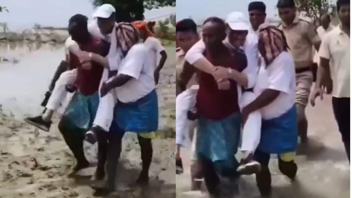 <div>'VVIP Protocol In Floods': BJP Attacks Congress MP After Piggyback Video Goes Viral</div>