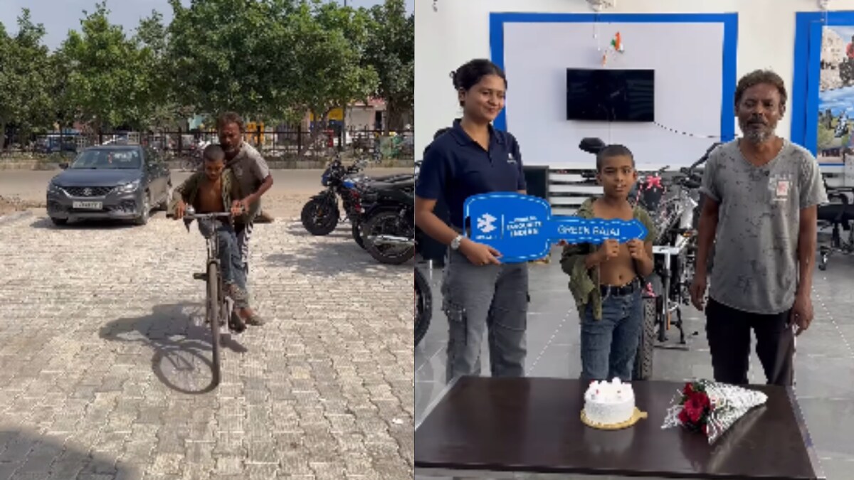 Son Gifts Father New Bike, Touching Video Goes Viral