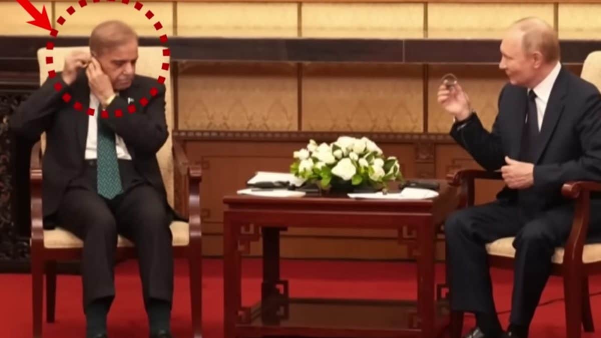 Pakistani PM’s Headphone Goof-Up At SCO Gives Déjà Vu, Leaves Putin Laughing Again | Watch