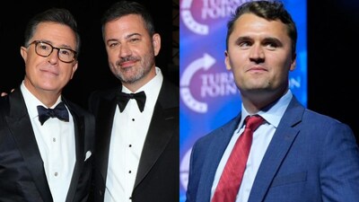 Horrible And Monstrous': Jimmy Kimmel, Stephen Colbert Condemn Charlie Kirk  Death | Hollywood News - News18