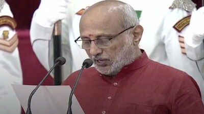 CP Radhakrishnan takes oath as the 15th Vice President of the India. 