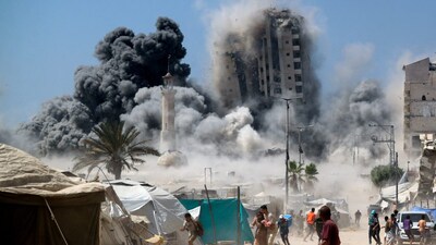 Israel army urges Gaza City residents to move to humanitarian zone (Reuters Image)