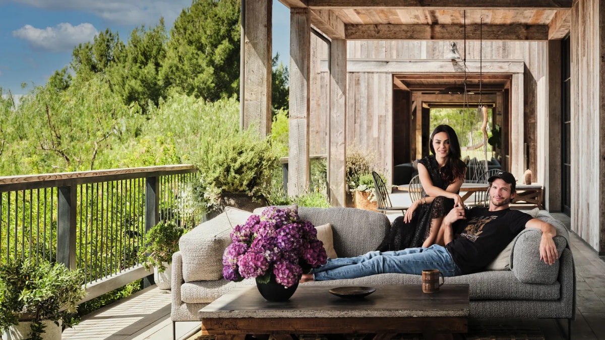 Inside Ashton Kutcher And Mila Kunis’s Sustainable Los Angeles Farmhouse