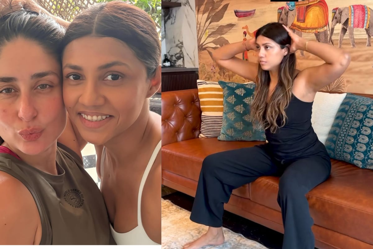 Kareena Kapoor's Fitness Coach Shares Couch-Friendly Stretches To Combat The Effects Of Binge-Watching